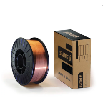 Arame de solda MIG 1,00 MM (AWS A5.18 ER70S 6) (20 KG) Arame de solda MIG 1,00 MM (AWS A5.18 ER70S 6) (20 KG)