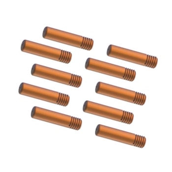 Bico de contato M6 1,00 mm SU 180/220/250/260 (10 UNIDADES) Bico de contato M6 1,00 mm SU 180/220/250/260 (10 UNIDADES)
