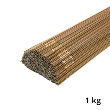 Vareta Tig Aço Carbono 3,20 mm (AWS A5.18 ER 70S 3) (1 KG) Vareta Tig Aço Carbono 3,20 mm (AWS A5.18 ER 70S 3) (1 KG)